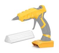 SDAZGVRK 50W Cordless Hot Glue Gun Compatible with Dewalt 20V Battery, Handheld Electric Power Glue Gun Full Size, with 20pcs 7mm Glue Sticks for Arts & Crafts & DIY (Battery Not Included)