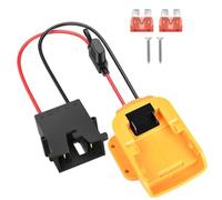 SDAZGVRK for Power Wheel Adapter for Dewalt 18V 20V Battery with Wire Harness Connector and Fuse Holder Compatible with Peg-Perego Ride-on Toya (Battery not Included)