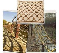 SDAZHX Jute Climbing Net - 8mm Rope Mesh for Playground & Pet Enclosure, Custom(5Mx7M(16.4FTx22.9FT))