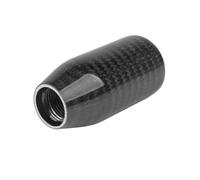 SDBWUYBYG Gear Shift Knob Real Round Shape Manual Transmission(Carbon,Cylinder)