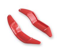 SDBWUYBYG Paddle Shifter Compatible with BMW Mini, MINI, Cooper, S, JCW | Compatible with BMW Roadster, Coupe, Paceman, R55, R56, R57, R58, R59, R60, R61(Carbon fiber red)
