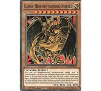 SDCB-DE011 - Hamon, Lord of the Thunder - Common - German - Structure Deck: Legend of The Crystal Beasts - with MZTCG Shipping Protection Yugioh