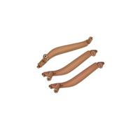 SDCDKLPEPT 3Pcs 1 Set Car Interior Door Handle Trim Pull Panel for BMW X5 X6 F15 F16 F85 F86 Series Car Interior Door Handle Trim( RHD Brown)