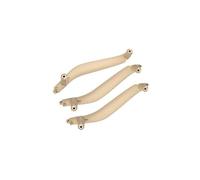 SDCDKLPEPT 3Pcs 1 Set Car Interior Door Handle Trim Pull Panel for BMW X5 X6 F15 F16 F85 F86 Series Car Interior Door Handle Trim( Lhd Beige)