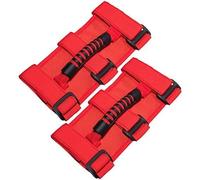 SDCDKLPEPT Car Exterior Door Handles Heavy Duty Roll Bar Grab Handle for Jeep for Wrangler YJ/TJ/JK/JL 1995-2018(Red 2pcs)
