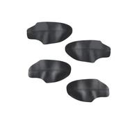 SDCDKLPEPT Car Inner Door Handle Cover for 2021-2022 for Civic 11th Gen, Microfiber Leather with Mount Fittings for Car Interior Trim Car Interior Door Handle Trim(Door Armrest Black)