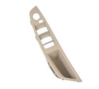 SDCDKLPEPT Car Inner Door Handle for BMW 5 Series F10 F11 LHD, Beige/Black Car Interior Door Handle Trim( Beige White-RHD)