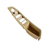 SDCDKLPEPT Car Inner Door Handle for BMW 5 Series F10 F11 LHD, Beige/Black Car Interior Door Handle Trim( Beige-lhd)
