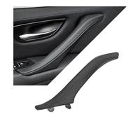 SDCDKLPEPT Car Inner Side Door Handle Assembly for BMW 5 Series F10 F11 F18 520i 523i 525i 528i LHD RHD Leather Pull Car Interior Door Handle Trim(Left Black)