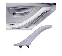 SDCDKLPEPT Car Inner Side Door Handle Assembly for BMW 5 Series F10 F11 F18 520i 523i 525i 528i LHD RHD Leather Pull Car Interior Door Handle Trim(Left Gray)