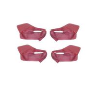 SDCDKLPEPT Car Inside Door Handle for Jeep for Renegade 2015-2017, Black/Wine Red Leather Cover Trim for Interior Door Pull & Armrest Panel Car Interior Door Handle Trim( Wine Red)