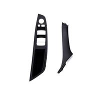 SDCDKLPEPT Car Interior Door Handle & Armrest Panel Trim Set for F10 F11 F18 for BMW 5 Series 520i 523i 525i 528i 535i Replacement Car Interior Door Handle Trim( Black Lhd 2pcs)