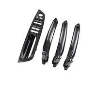 SDCDKLPEPT Car Interior Door Handle Set of 4PCS for BMW X5/X6 E70/E71 2007-2013 Left Hand Driver Door Pull Replacement Parts Car Interior Door Handle Trim( Lhd Carbon 4pcs)