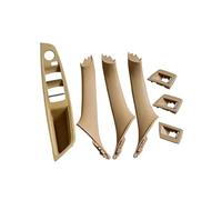 SDCDKLPEPT Car Interior Door Handles, Window Lifter Switches Panel & Trim for BMW F10/F11/F18 5 Series 2010-2016 Car Interior Door Handle Trim( Beige-7pcs)