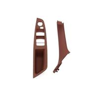 SDCDKLPEPT Car Parts Pull Trim Cover Replacement for BMW F10/F11/F18 520/523/525/528, Inner Passenger & Outside Door Handle Set (2pcs/7pcs) Car Interior Door Handle Trim( Red Brown)