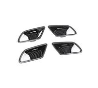 SDCDKLPEPT Carbon Fiber Look Door Handle Cover & Frame Decoration Trim for Benz for W177 C118 CLA A Class Car Interior Car Interior Door Handle Trim( Door Bowl Decals)