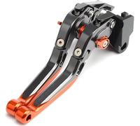 SDCDKLPEPT Clutch Brake Lever for MT-125 for MT 125 2014 2015 2016 for MT125 2017 2018 Brake Clutch Levers Extendable Folding Adjustable(Orange)