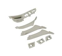 SDCDKLPEPT for BMW 5-Series F10 F11 F18 2010-2016 7 Pcs Car Driver Front Left Seat Armrest Interior 1Hole LHD Door Handle Pull Car Interior Door Handle Trim( Mocha)