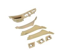 SDCDKLPEPT for BMW 5-Series F10 F11 F18 2010-2016 7 Pcs Car Driver Seat Front Left Armrest Interior Door Handle Pull 1Hole LHD Auto Interior Car Interior Door Handle Trim( Mocha)