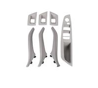 SDCDKLPEPT for BMW for 5 Series for F10 for F11 51417225866 Left Right Side Car Interior Armrests Leather Door Handles Set 7PCS Accessories Car Interior Door Handle Trim( RHD)