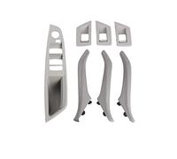 SDCDKLPEPT for BMW for 5 Series for F10 for F11 51417225866 Left Right Side Car Interior Armrests Leather Door Handles Set 7PCS Accessories Car Interior Door Handle Trim( Lhd)