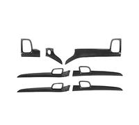 SDCDKLPEPT for Jeep for Grand for Cherokee 2014-2021 Car Center Console Decorative Panel Cover Inside Handle Trim Interior Accessories Gear Shift Panel Trim( Left-Carbon Look a)