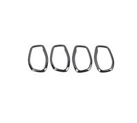 SDCDKLPEPT for Jeep for Renegade 2015-2023 Car Styling Door Handle Circle Cover Decor Trim Frame Sticker Interior Accessories Gear Shift Panel Trim( Silver a)