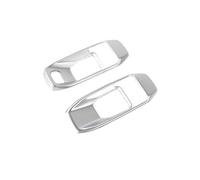 SDCDKLPEPT for Jeep Wrangler JL, for Gladiator JT 2018-2023 Car Door Inner Handle Bowl Sticker Decoration Cover Trim Car Interior Door Handle Trim( Sliver-2doors)