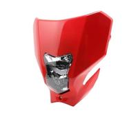 SDCDKLPEPT Headlight Grille Cover Motorcycle Headlight Headlamp Head Light 12V For CRF450L For CRF450XR 2019 2020 Motocross Dirt Bike(Red)