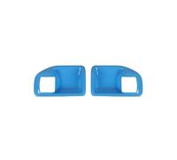 SDCDKLPEPT Interior Door Handle Accessories for Jeep Wrangler JK 2-Doors 2011-2017 Front Door Handle Bowl Decoration Cover Stickers Car Interior Door Handle Trim(Light Blue)