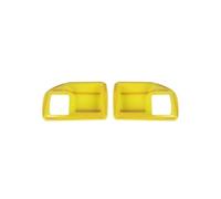 SDCDKLPEPT Interior Door Handle Accessories for Jeep Wrangler JK 2-Doors 2011-2017 Front Door Handle Bowl Decoration Cover Stickers Car Interior Door Handle Trim(Yellow)