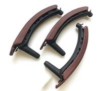 SDCDKLPEPT Interior Upgrade Left Hand Drive Car Inner Door Handle Assembly Kit Trim Parts for BMW X5/X6 (E70/E71/E72 2007-2014) Car Interior Door Handle Trim( Reddish Brown)