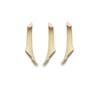 SDCDKLPEPT Li Inner Door Handle for BMW 5 Series F10/F11/F18 2010-2017 51417225849/51417225863 Car Interior Door Panel Handle Trim Cover Car Interior Door Handle Trim(Beige)
