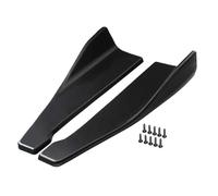 SDCGGXZO Car Spoiler Lateral Bumper Rear Side Trim Car side wing trim Air Wing Cover Trim(48cm-Glossy Black)