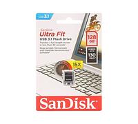 SanDisk USB 3.1 Flash Drive Ultra Fit 128 GB Black