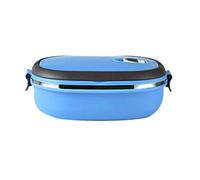 SDDFFW Portable Rectangular Lunch Box Stainless Steel Insulated Food Storage Container Outdoor Camping Picnic gass(Black-Soul Eater1,20 * 7.5cm)