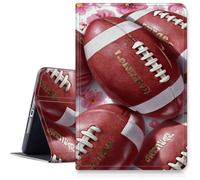SDDFRHGH Case for iPad (A16) 11th Generation 11 Inch 2025/ iPad 10th Generation 10.9 Inch 2022,Hybrid Slim Multi-Angles Stand Cover with Auto Wake/Sleep-Multiple Footballs Stack