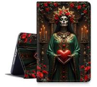 SDDFRHGH Case for iPad (A16) 11th Generation 11 Inch 2025/ iPad 10th Generation 10.9 Inch 2022,Hybrid Slim Multi-Angles Stand Cover with Auto Wake/Sleep-Calavera Catrina Day of The Dead