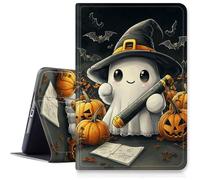 SDDFRHGH for Amazon Fire Max 11 Tablet Case (13th Generation,2023 Release),Slim Multi-Angles Stand Cover for Kindle Fire Max 11'' 13th Gen with Auto Wake/Sleep-Cute Halloween Ghost Witch