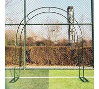 SDdPulse Iron Art Garden Arch,Metal Rose Arch,Plants Climbing Pergola Arbor,Detached Wedding Deco Arch Arbor,for Various Climbing Plant Vines,Indoor Outdoor Party Decoration (Dark Green 193x230x25cm)