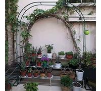 SDdPulse Metal Garden Arch,Lightweight Pergola Arbor,Outdoor Rose Arch,Arch Arbor with Base,for Various Climbing Plants, Garden, Lawn, Party, Wedding Decoration (Green 260x230x40cm)