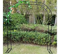 SDdPulse Metal Garden Arch,Outdoor Pergola Arbor Garden Arches,Backyard Patio Lawn Party Wedding Arch,for Various Climbing Plants Vines Rose Arch,Available in a Variety of Sizes (White 300x40x220cm)