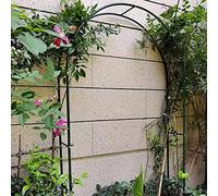 SDdPulse Metal Garden Arch,Outdoor Pergola Arbor Garden Arches,Backyard Patio Lawn Party Wedding Arch,for Various Climbing Plants Vines Rose Arch,Available in a Variety of Sizes (Green 180x25x220cm)