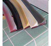 SDdPulse Shower Threshold Water Dam,Shower Screen Seal,Wet Room Floor Barrier,Bendable Water Retaining Dam Strip,Self Adhesive Corner Shower Splash Guard Rubber Bath Water Ba,White-0.8m / 31.49"