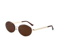 SDDSYYL Simple, Retro - Stylish Sunglasses. Light - Weight, Elegant and Luxurious, They Offer Sun Protection.(BROWN)