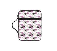 SDEGTHO Adorable Little Baby Sloth Printed Church Bible Bag, Scripture Carrying Case for School, Durable Book Sleeve Organizer