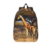SDEGTHO Africa Giraffe Majestic Tree Casual School Backpacks For Boys Girls Lightweight Travel Backpack Laptop Student Book Bag