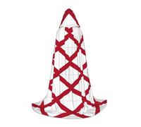 SDEGTHO Alabama State Flag Halloween Party Costume Hooded Cape For Teens Witch Vampire Wizard Masquerade Ball Cosplay Gear
