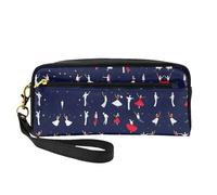 SDEGTHO Ballroom Dance Pattern Women Travel Makeup Pouch Makeup Bag For Purse Portable Toiletry Bag Accessories Organizer, Black, One Size