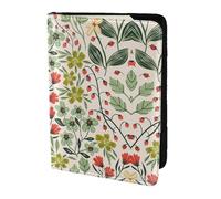 SDEGTHO Beautiful Flowers Printing Passport Holder for Travel Must Have,Passport Cover Case for Travel Accessories for Women Men